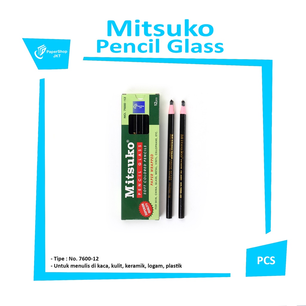 

MITSUKO - Pencil - Pensil Kaca - Pcs