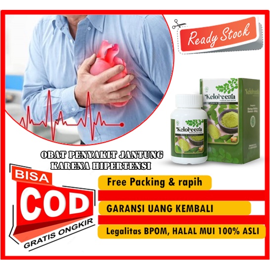 Keloreena - Obat penyakit jantung karena hipertensi, jantung bengkak karena hipertensi, pembengkakan