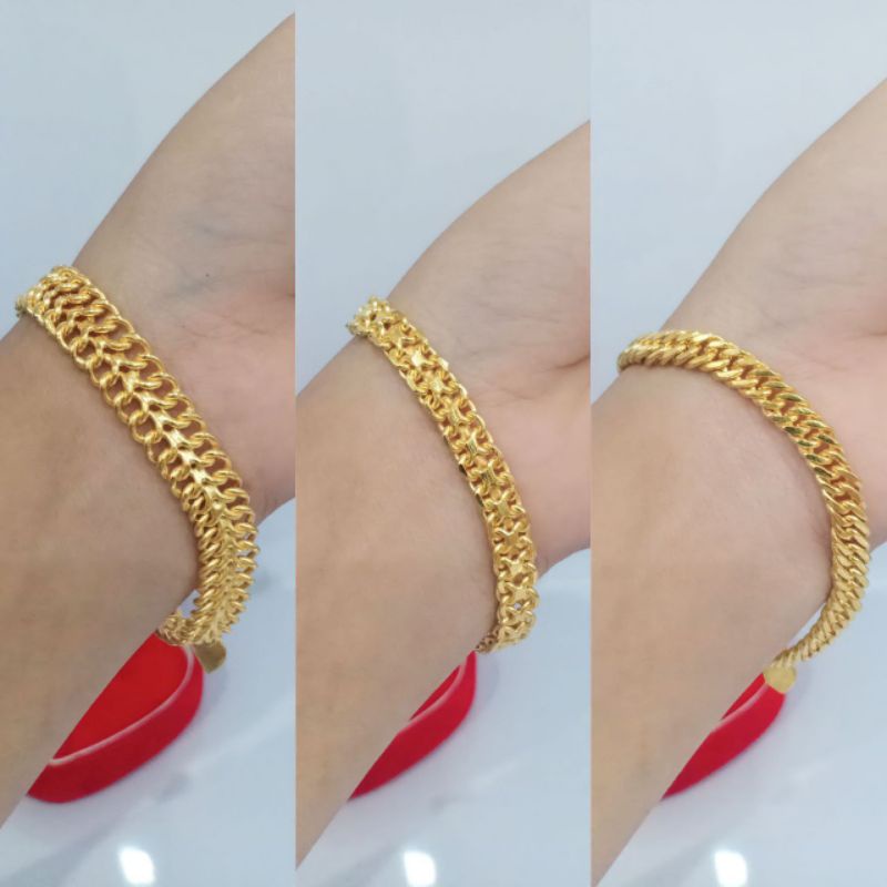 Gelang Lipan Gold Plated golden