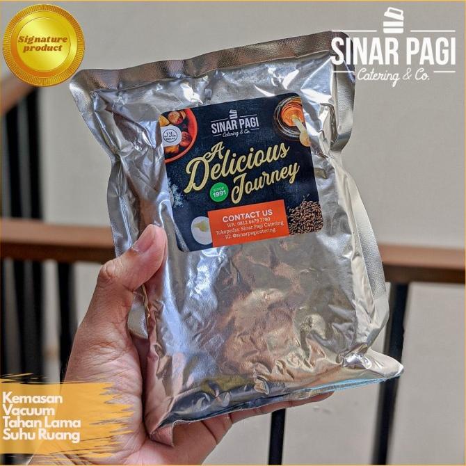 

DENDENG SAPI BALADO SINAR PAGI (Kemasan Vacuum Steril Tahan Lama) TERLARIS