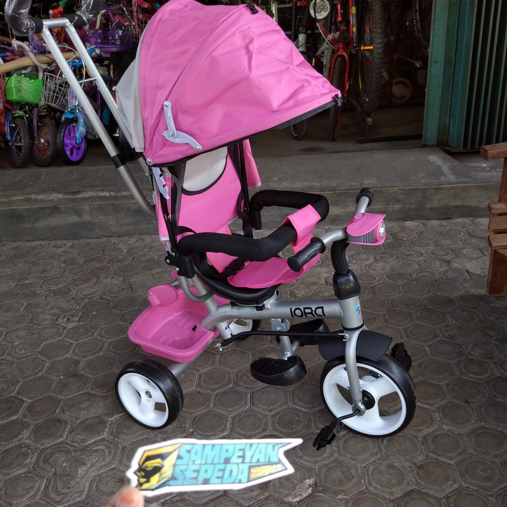 Tricycle PMB IORA T-09 Sepeda Anak Roda Tiga Musik Lampu