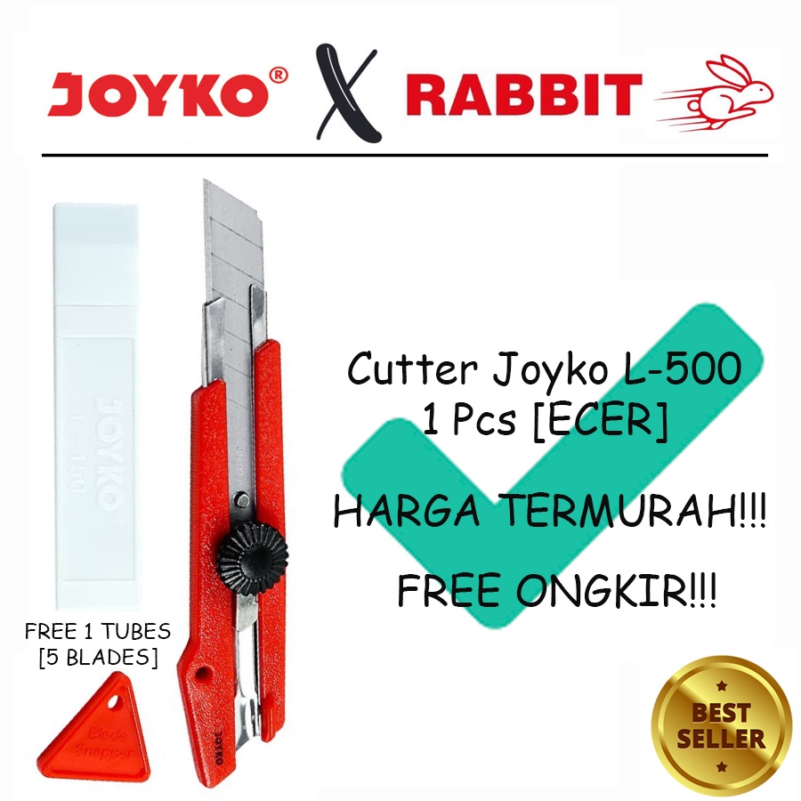 

Cutter Joyko / Pemotong Joyko L-500 [FREE REFILL 1 TUBES]