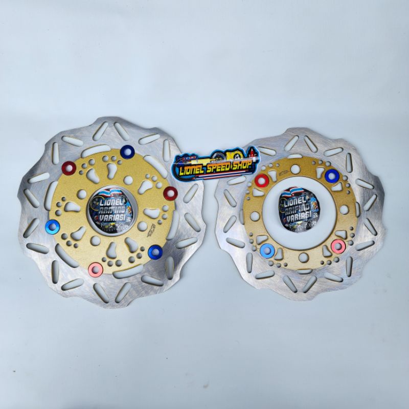 Piringan cakram jupiter mx depan belakang disk brake jupiter mx new front rear 220mm dan 200mm