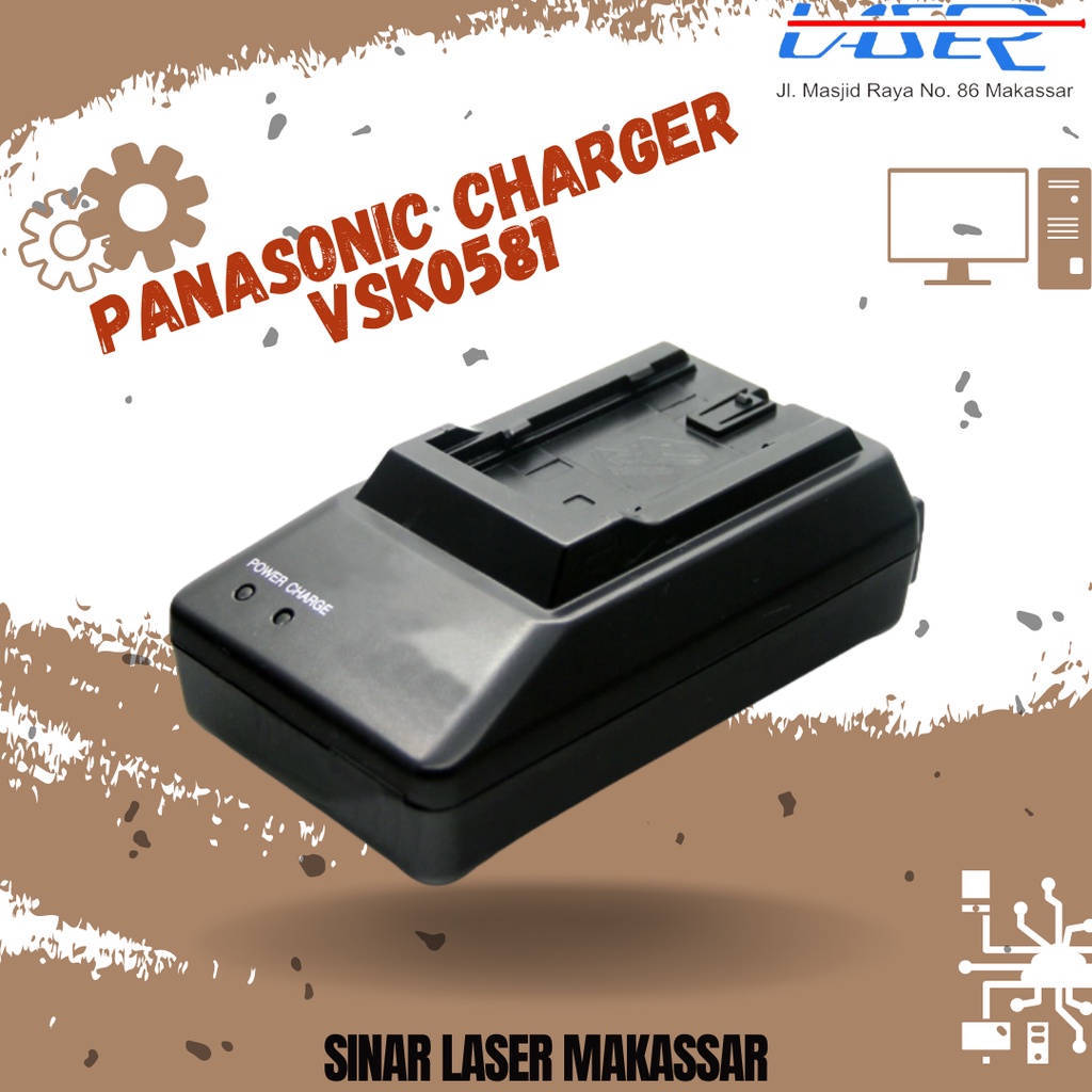 CHARGER CAS PANASONIC VSK0581 CAS BATERAI KAMERA