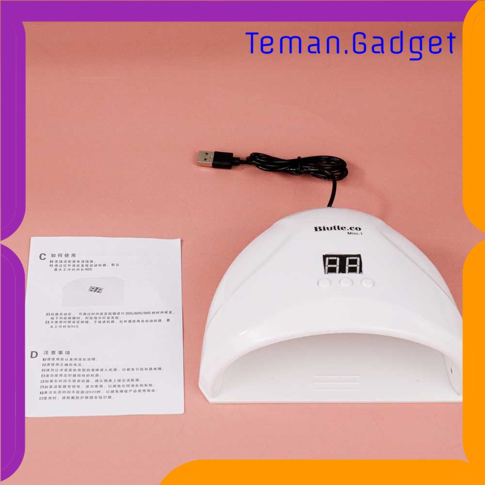 TG - PRW Biutte.co Pengering Kutek Kuku UV LED Nail Dryer 36W - Mini-1