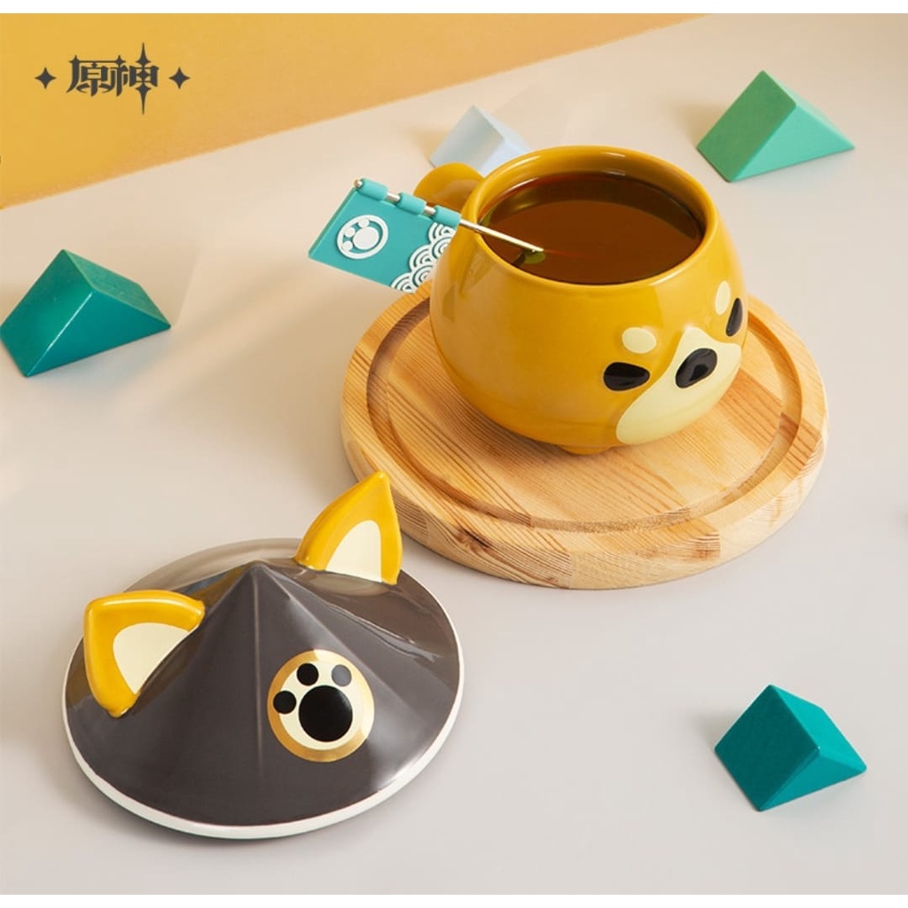 Genshin Impact Gorou Mug Official Mihoyo Store - Taroumaru Mug - Gorou Mug - Taroumaru Mug - Ceramic