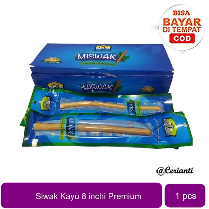 [SIWAK NATURAL | UKURAN 8 INCH | BPOM] MISWAK AL KHAIR SIWAK 8 INCH | SIKAT GIGI ALAMI_Cerianti