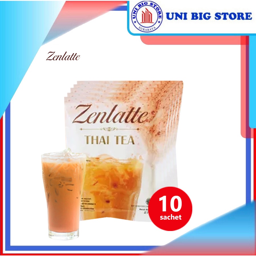 

Zenlatte Thai Tea 10 Sachet x 27 gr Teh Instant Drink RENCENG