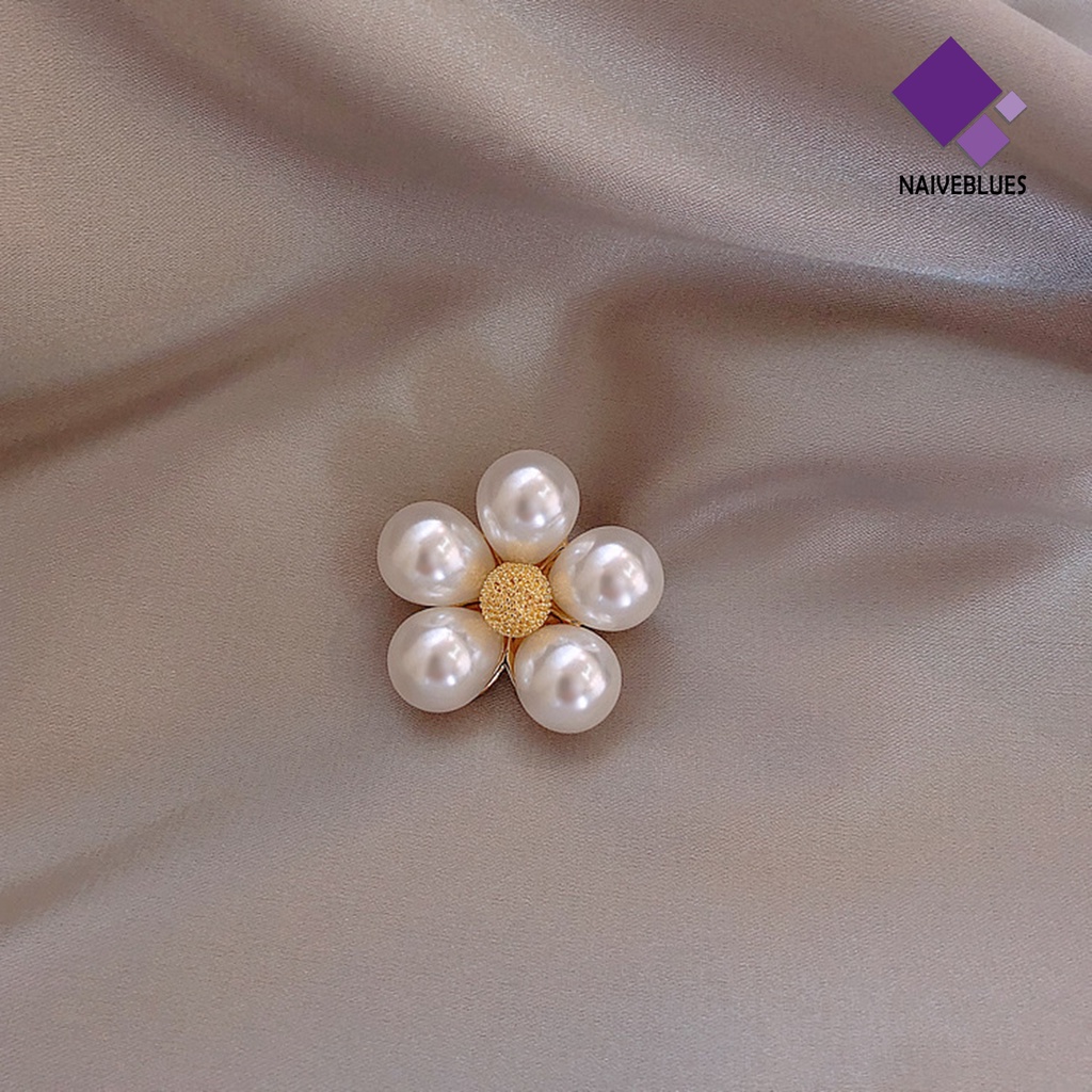 &lt; Naiveblues &gt; Bros Pin Busur Imitasi Perempuan Berkilau Tahan Lama Bros Pakaian