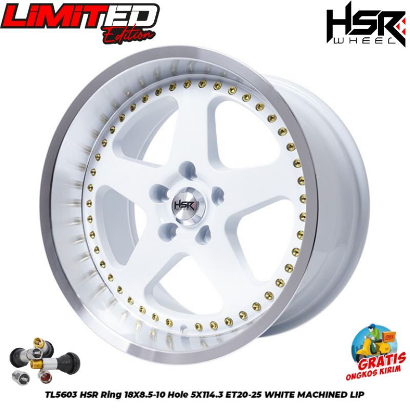 velg mobil HSR SUTOPPU velg mobil celong velg mobil lebar 8,5/10 r18 pelek mobil ring 18