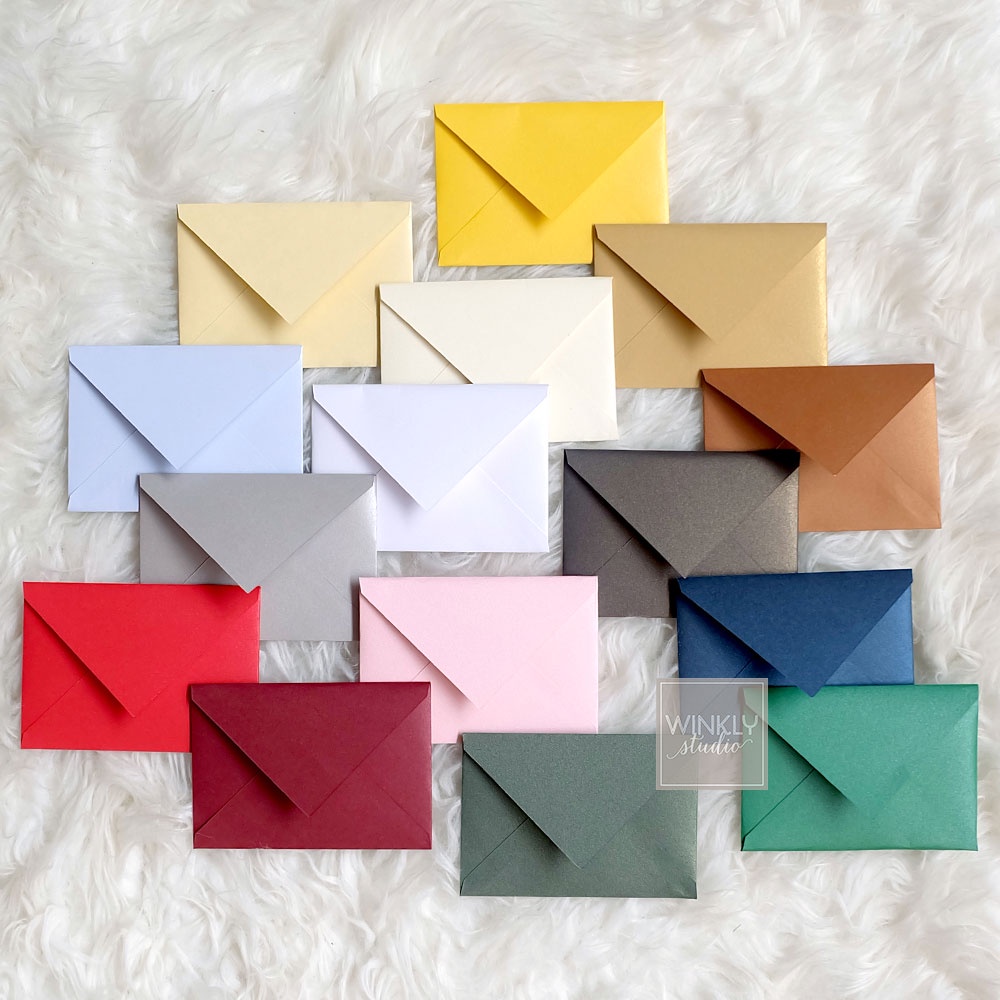 Amplop Fancy A6 A7 / Amplop Surat / Amplop Undangan / Amplop Kartu Ucapan / Amplop Jasmine / Amplop Kraft Envelope