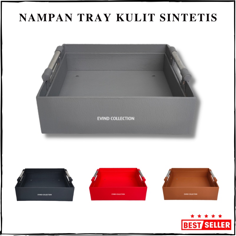 Baki Saji Ukuran 5 Toples Nampan Tray Kulit Sintetis