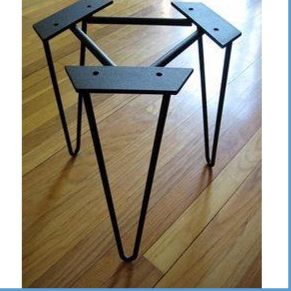♕ kaki meja hairpin leg 2 segitiga 50cm / hairpin legs / hairpin leg / kaki meja kursi ♀
