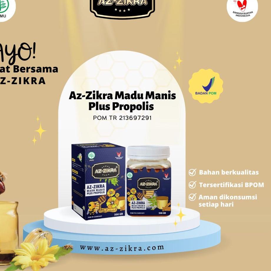 

➨ Azzikra Manis Propolis Kemasan ❈