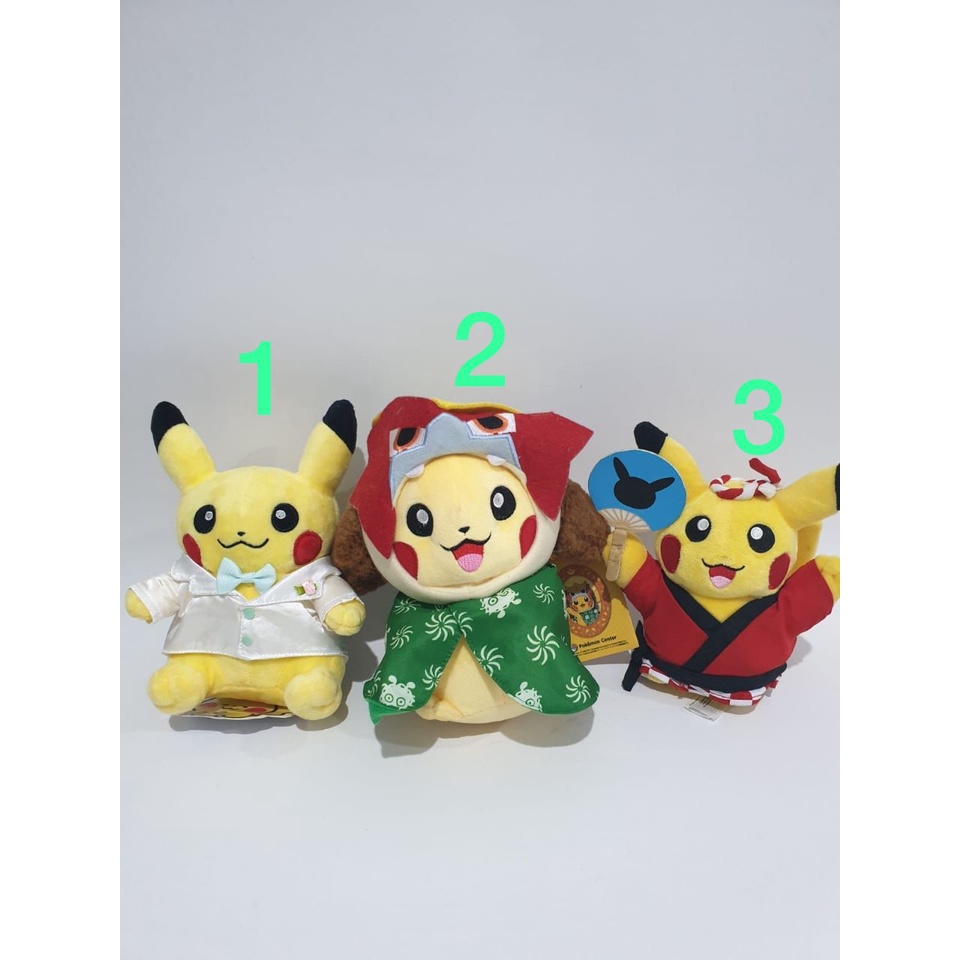 Boneka Pikachu Charizard Boneka Pikachu Lucario Boneka Pikachu Greninja Boneka Pikachu Entei NEW HAD