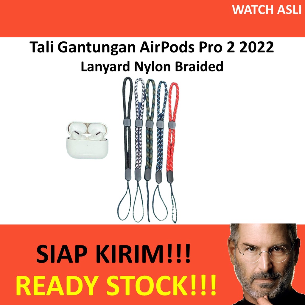 AirPods Pro 2 2022 LANYARD NYLON BRAIDED Tali Gantungan Nilon AirPod