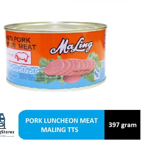

♤ Ham Maling TTS Luncheon Meat Pork Kaleng 397 gram ❈
