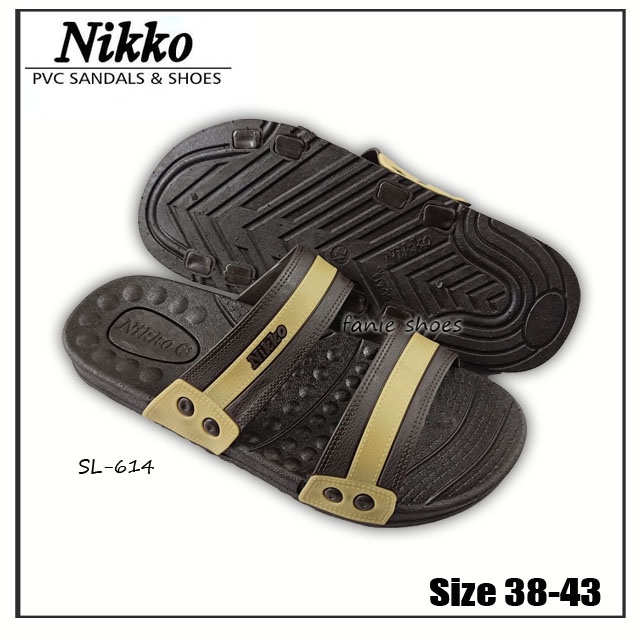 Nikko SL-614 M-XL / Sandal Laki Murah / Sandal Kuliah / Sandal Tahan Air / Sandal Kerja / Sandal Kekinian