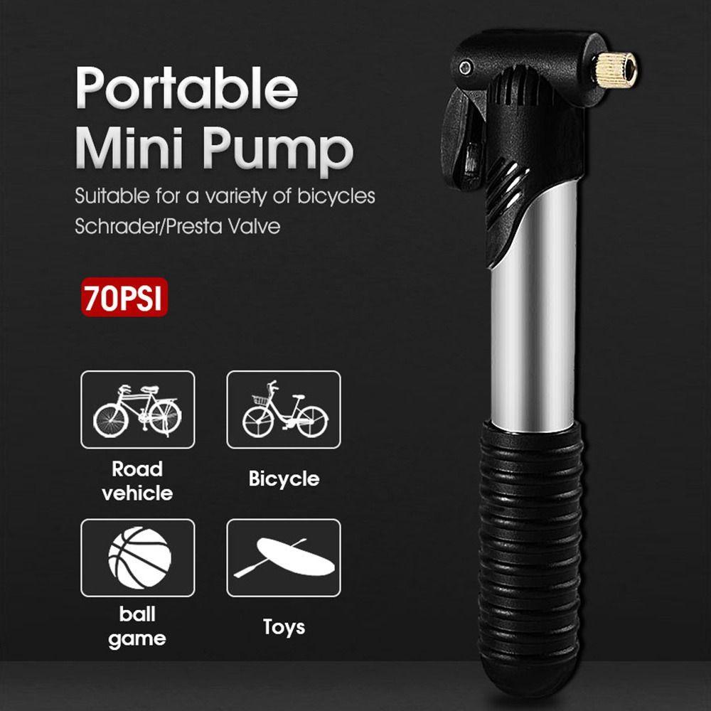 R-FLOWER Pompa Sepeda MTB Sepeda Mini Bersepeda Portable Gunung Sepeda Jalan Basket Pump