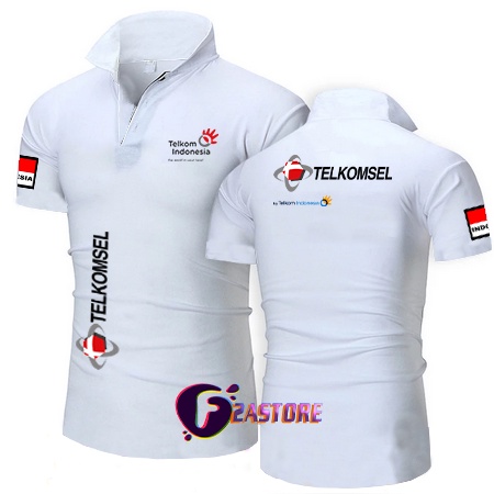 KAOS KERAH MODEL Tshirts Kerah TELKOMSEL - TELKOM INDONESIA -  F2ASTORE