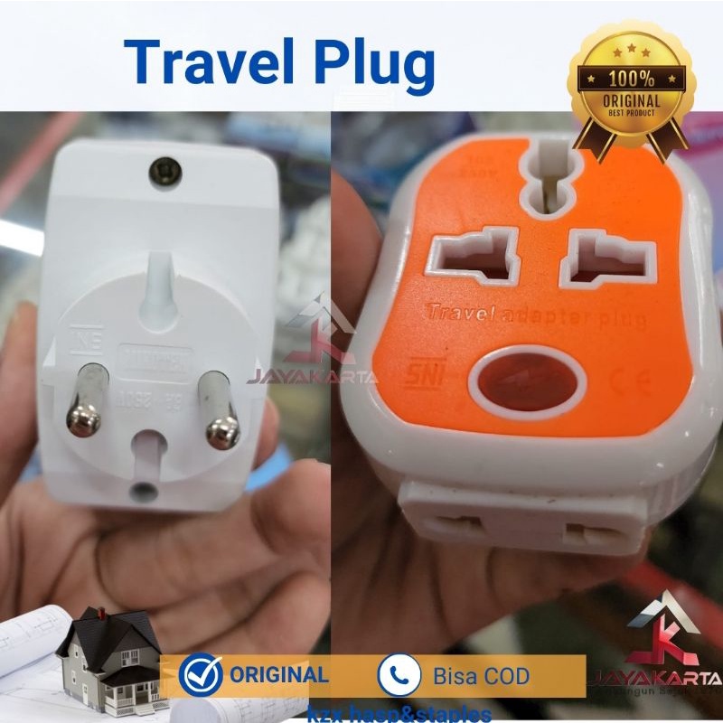 Adapter Travel Aman Mikotek Mikotek Garansi