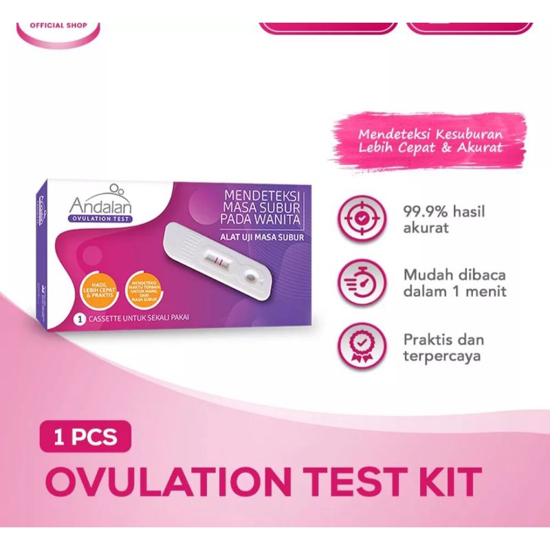 Andalan Ovulation Test/ Alat Test Masa Subur Wanita