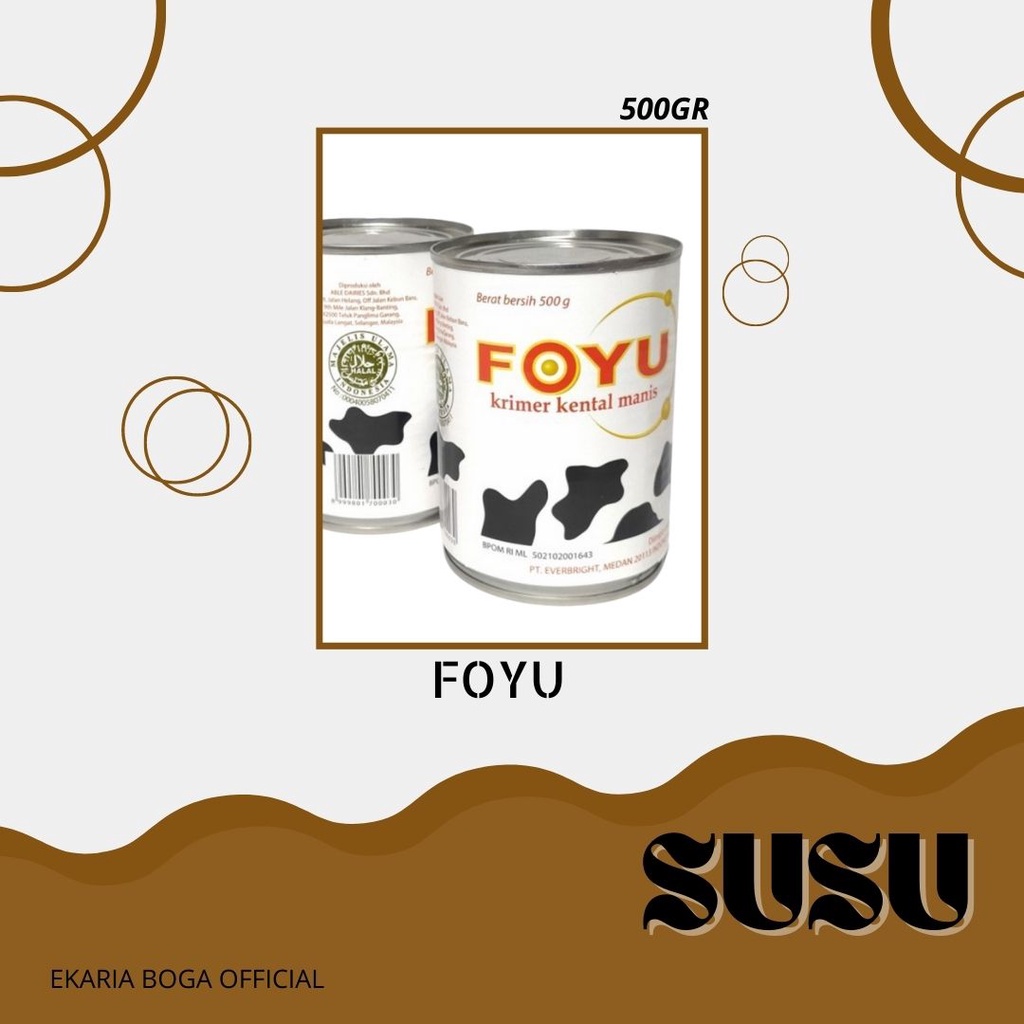 

SUSU | SUSU KENTAL MANIS | KRIMER KENTAL MANIS | SUSU FOYU | FOYU 500GR