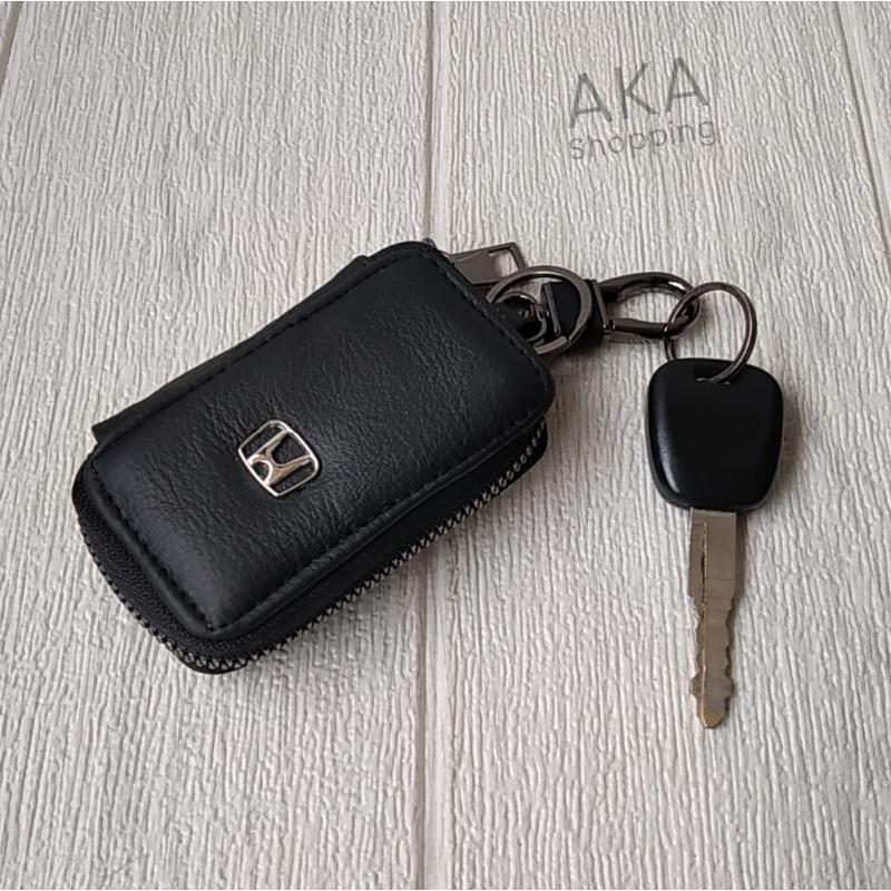 [GK MERK01] Dompet STNK Gantungan  Kunci Mobil | Bahan Kulit Sapi