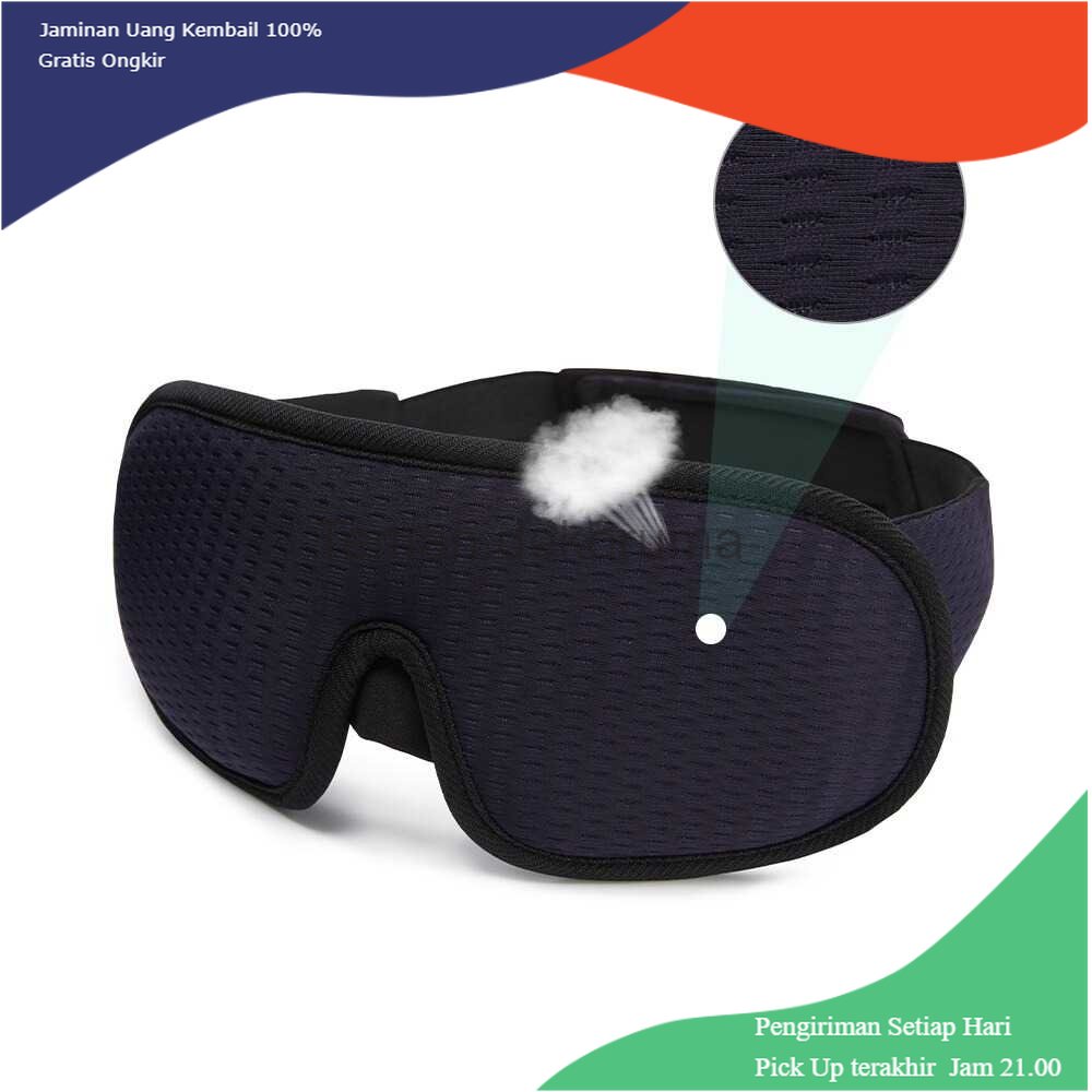 TD - TRV MERALL 3D Sleeping Mask Sleeping Mask Penutup Mata Tidur - HO325