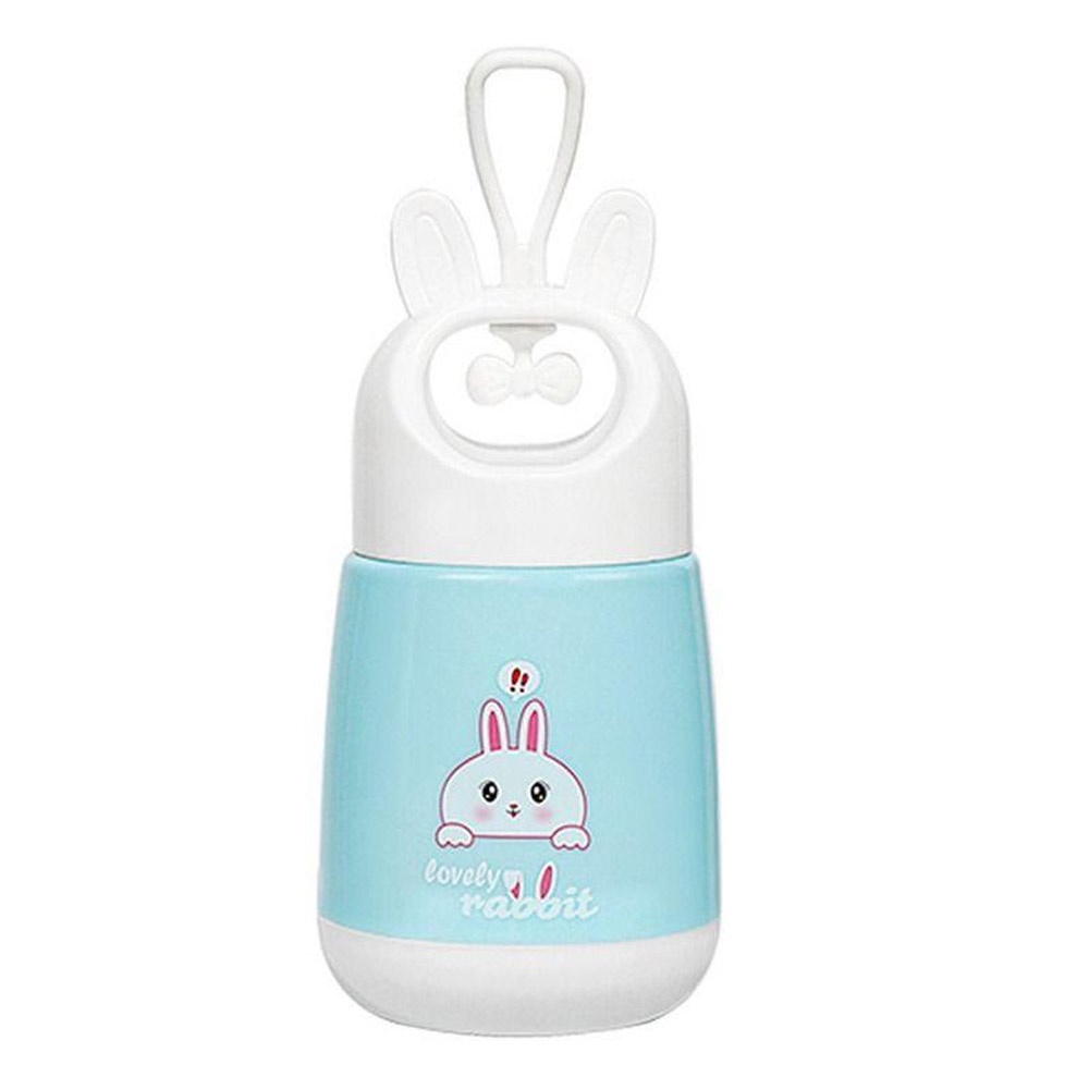 Botol Minum Kaca Lovely Rabbit Kelinci 380ml - bisa di bawa kemana saja, cocok untuk di gunakan sehari hari dan di bawa untuk bersantai