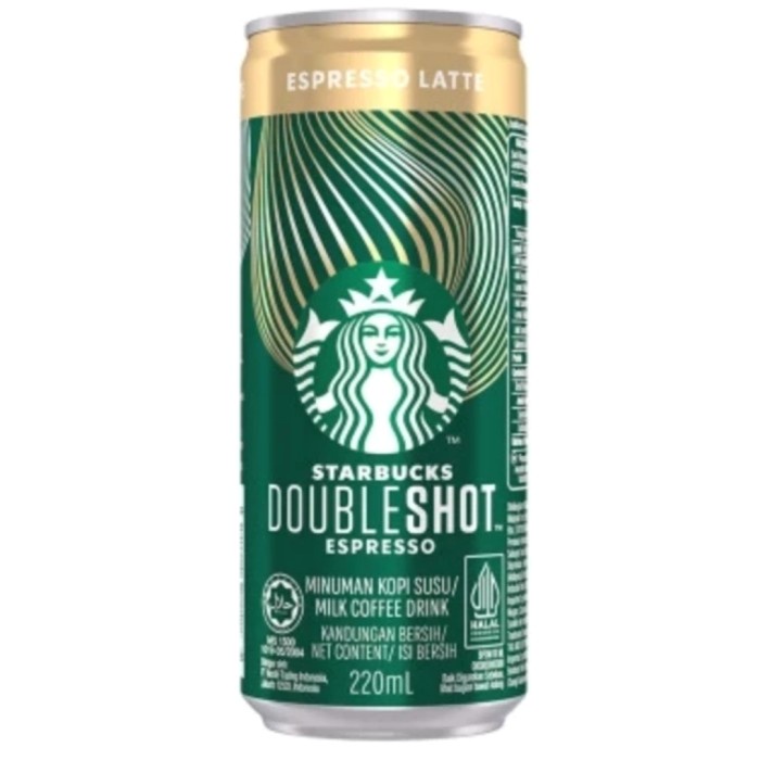 

STARBUCKS Doubleshot Espresso Latte Kopi Instan Kaleng 220 ml