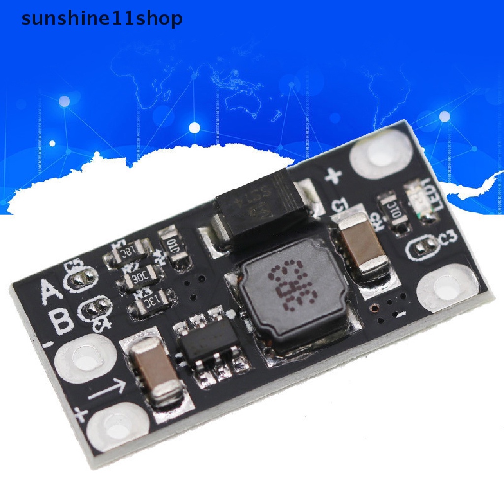 Sho Mini DC-DC Boost Step Up Converter Board Module 3.7V Ke 12V Regulator Tegangan PCB Board Module Lithium Boost N