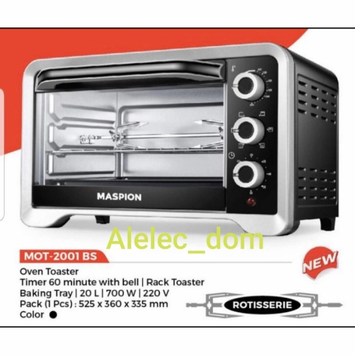 ```````] Oven Maspion MOT 2001 20L /Oven Listrik Maspion MOT2001 20LITER