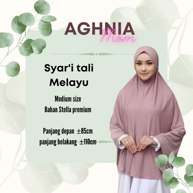 hijab melayu AGHNIA size medium