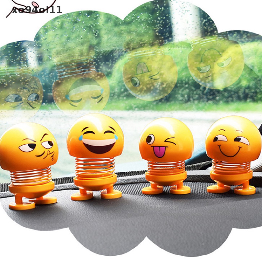 Xo Boneka Kepala Goyang Lucu Ornamen Kecil Yang Indah Aksesoris Mobil Interior Boneka Kreatif Mobil Mainan Mobil Dekorasi Aksesoris OL