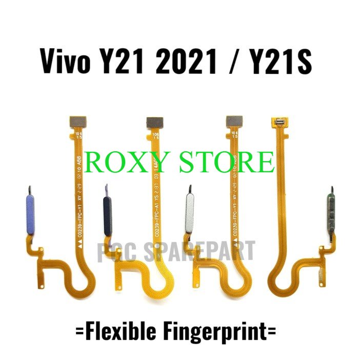 Flexible Fingerprint Vivo Y21 2021 Y21S - Sidik Jari Finger Print Original