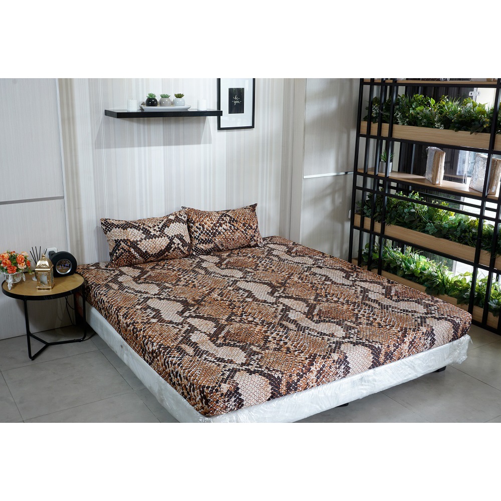 Idola Style Veronica Sprei 100 / 120 Micro Print Tinggi 20 cm MP-8062
