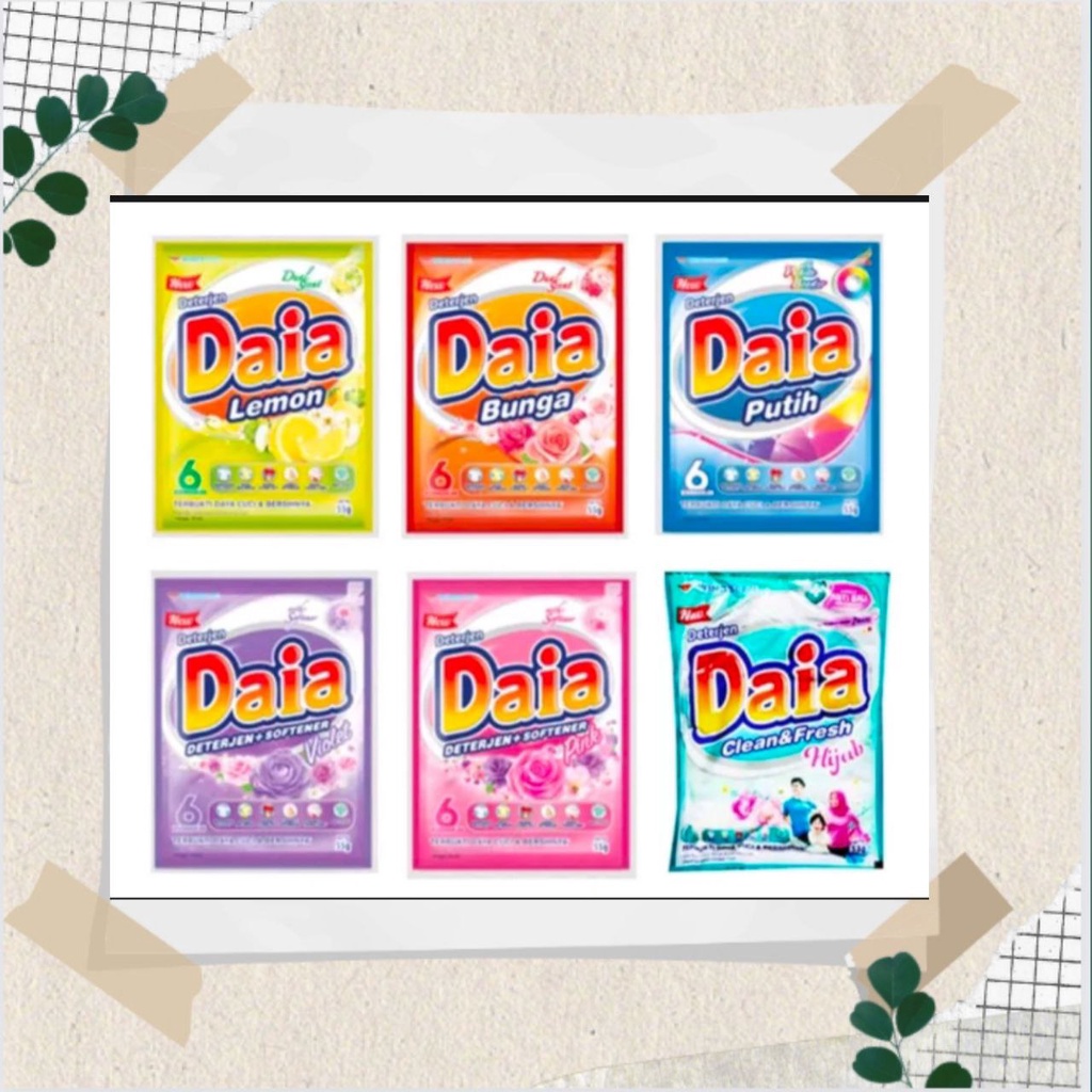 Daia deterjen bubuk daia powder deterjen wings care