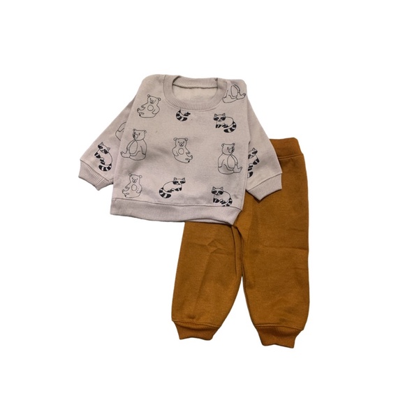 basic long pants celana panjang anak babytery celana panjang anak coklat