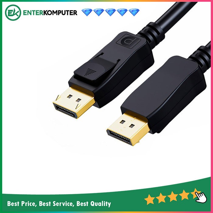 Kabel Display Port To Display Port 1.8 Meter V1.4 - Merk Bafo