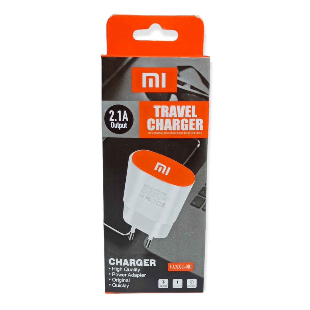 Charger LED 2.1A SAMSUNG , XIAOMI , OPPO , VIVO , REALME 1usb high quality