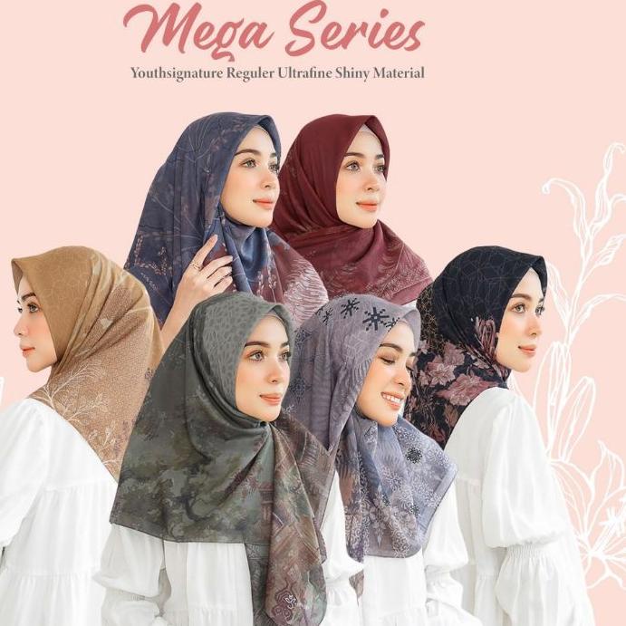 BestSeller  Youthscarf - ( MEGA SERIES) - Hijab printing - Hijab segiempat voal - Voal Ultrafine - H