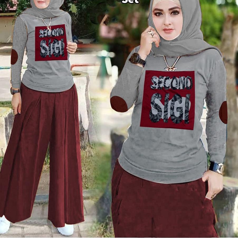 ▲ VS - SET ZOLA KULOT / SETELAN KULOT ZOLA / STELAN KIREI / FASHION TRENDY ⅍