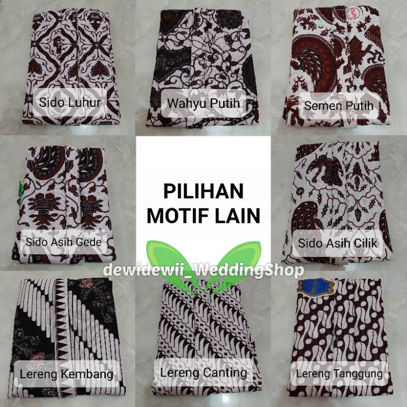 [1set] Kebaya + Jarik Instan || Model Padma - Motif Semen Romo