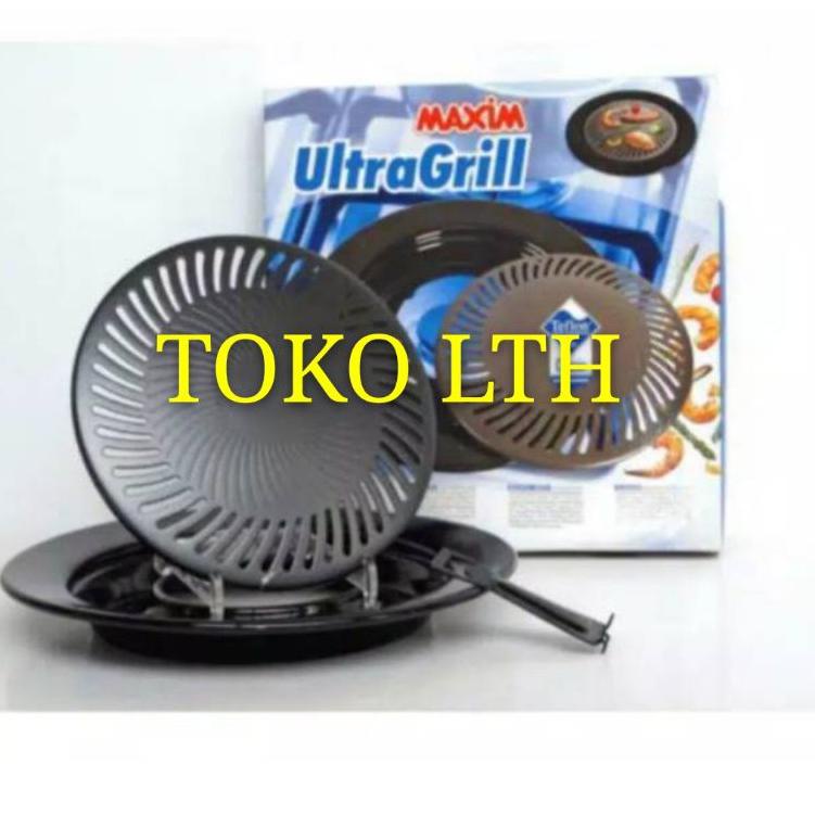 ♛ MAXIM ULTRA GRILL / PANGGANGAN TEFLON BULAT MASPION BARBEQUE ❁