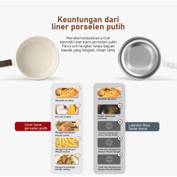 Panci listrik/ Hor Pot listrik multi-fungsi rumah tangga/ hot pot