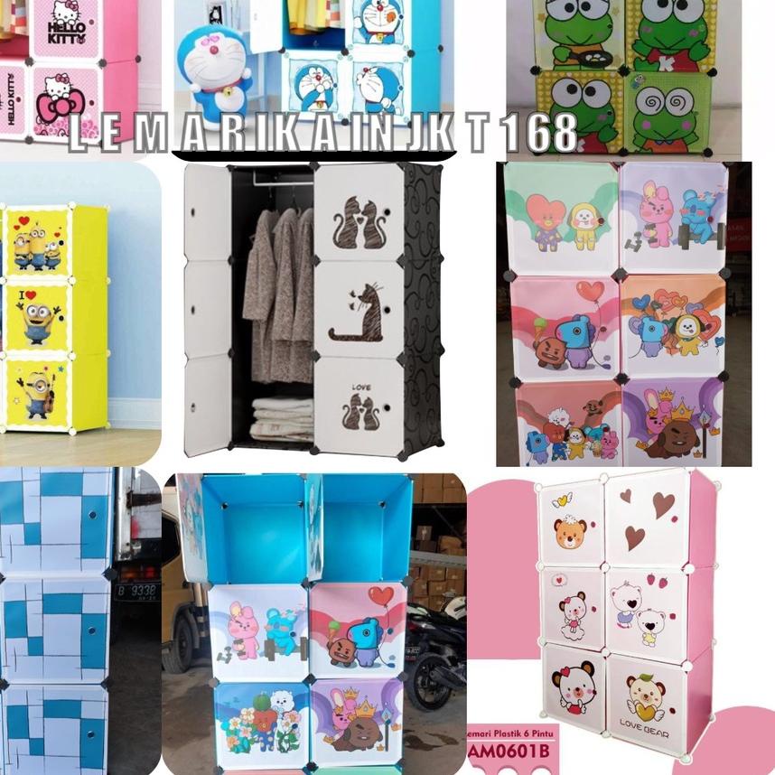ⅎ SHENAR (5KG) COD LEMARI PLASTIK 2X3 LEMARI SERBAGUNA LEMARI PORTABLE LEMARI KARAKTER MULTIFUNGSI| 