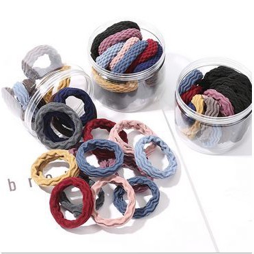 IKAT RAMBUT KERUT 20PCS / HAIR RUBBER BAND KOREA BAHAN TEBAL