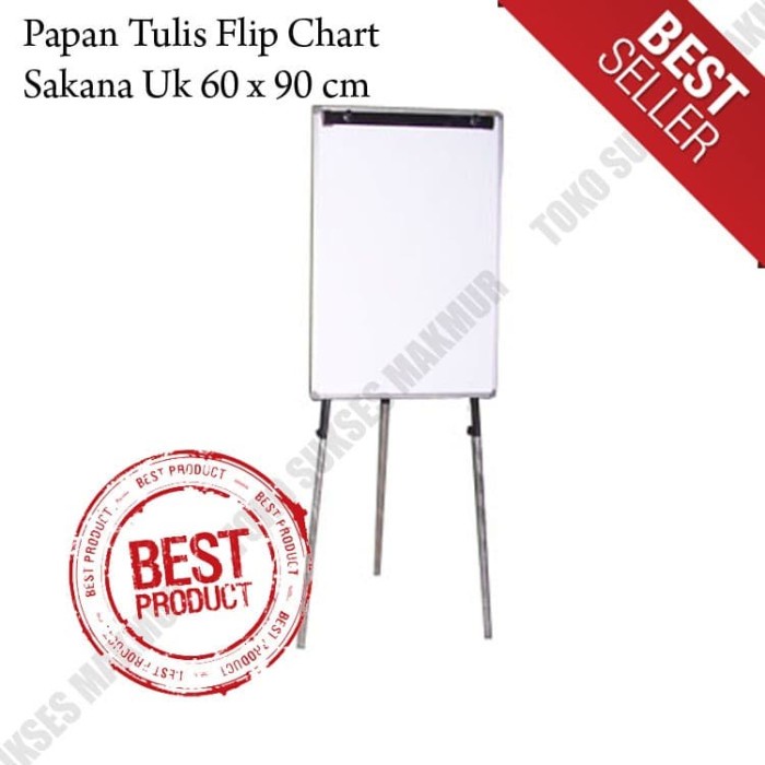 

BISA COD Papan Tulis Flip Chart 60x90cm - Flipchart SAKANA 60 x 90 cm