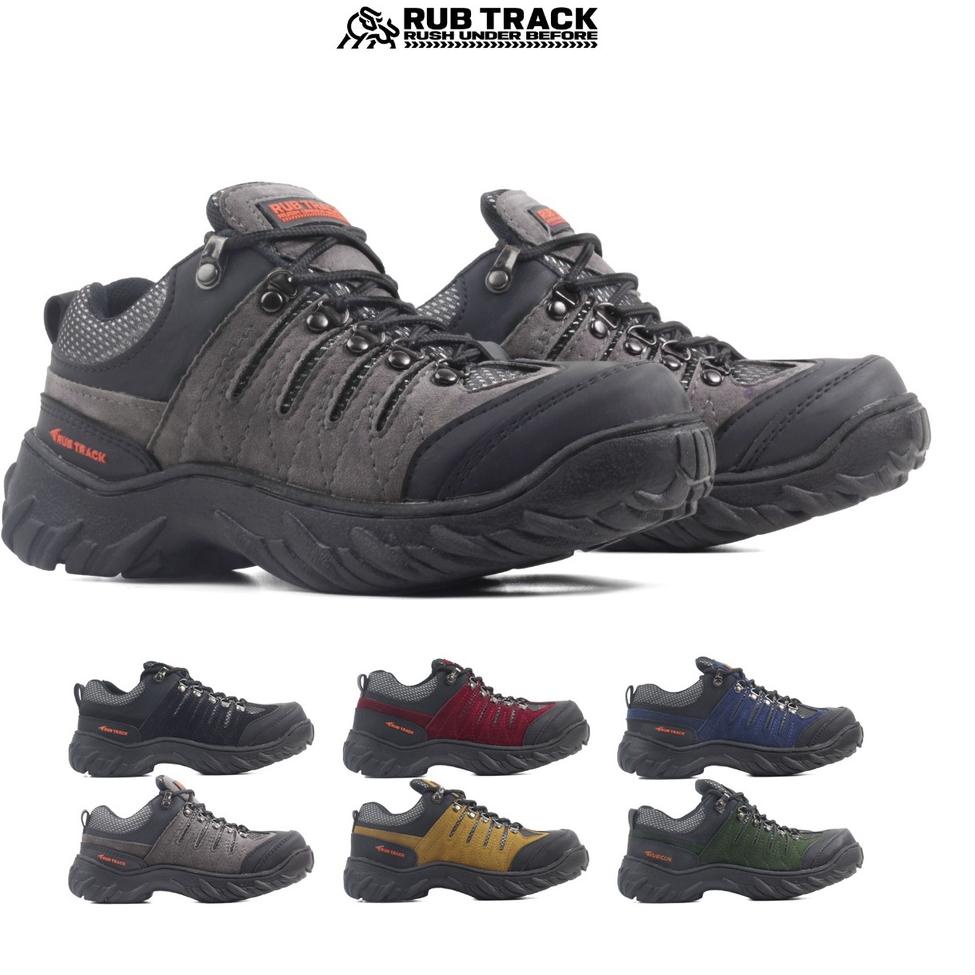 Booming SEPATU SAFETY BOOTS PRIA TRACKING HIKING GUNUNG RUBICON PREMIUM QUALITY UJUNG BESI RUBICON D